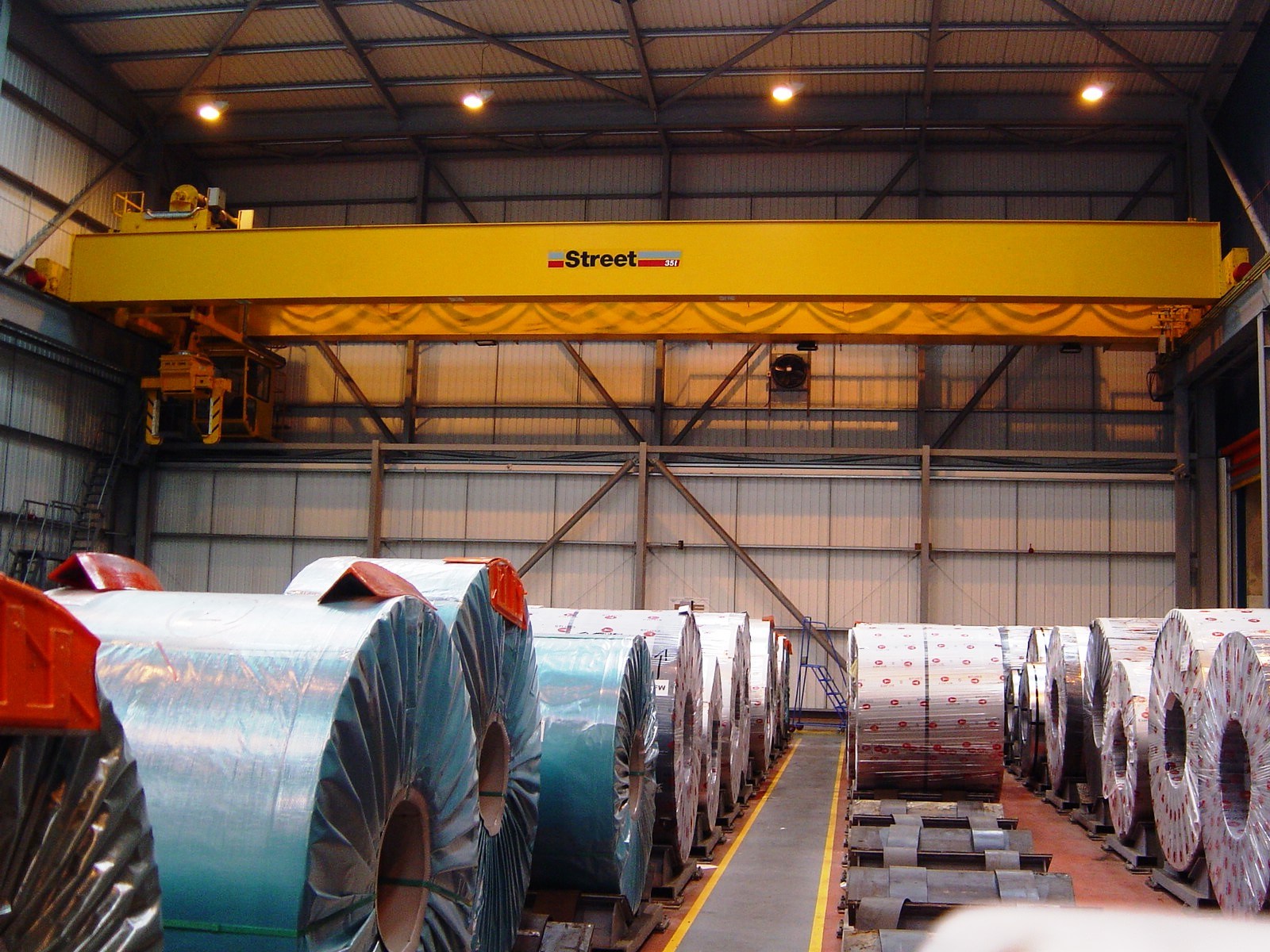 Steel Coil Distribution Warehouse (Remote Crane Control)