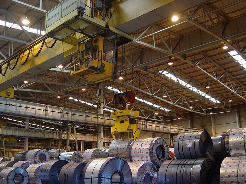 Steel Coil Distribution Warehouse (Remote Crane Control)