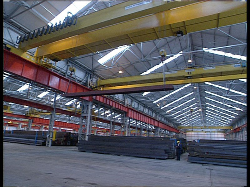 Steel Distribution Warehouse (Remote Crane Control)