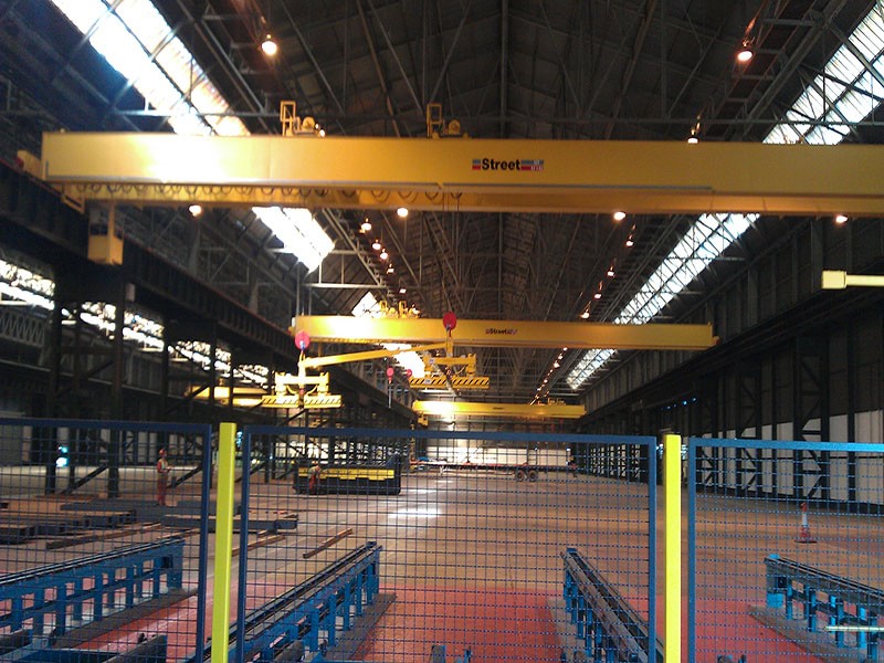 Steel Distribution Warehouse (Remote Crane Control)