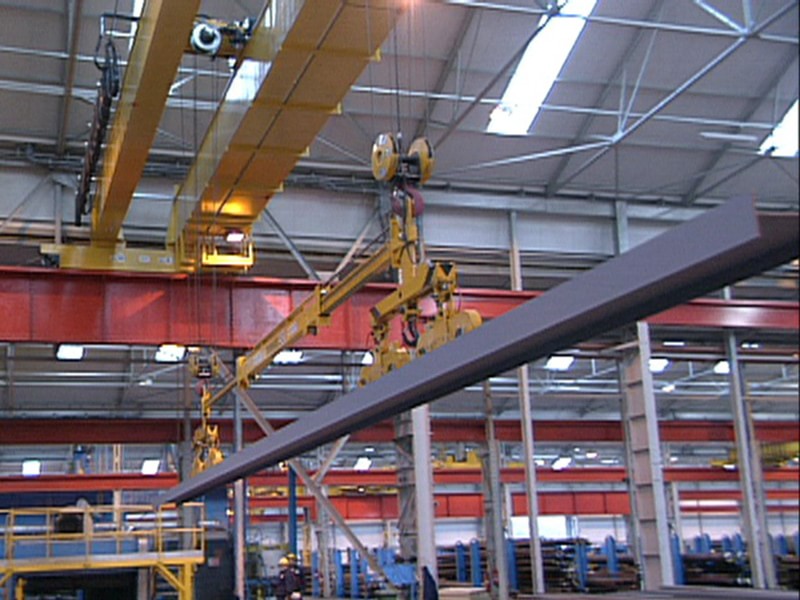 Steel Distribution Warehouse (Remote Crane Control)
